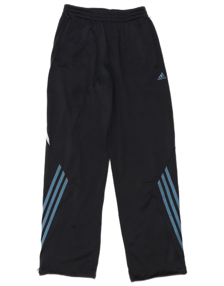 Adidas Boys Tracksuit Trousers 13-14 Years  Black Colourblock Polyester