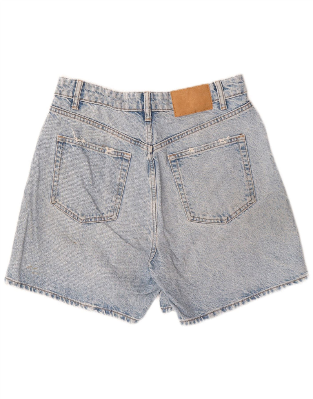 Zara Womens Denim Shorts EU 40 Medium W30  Blue Cotton