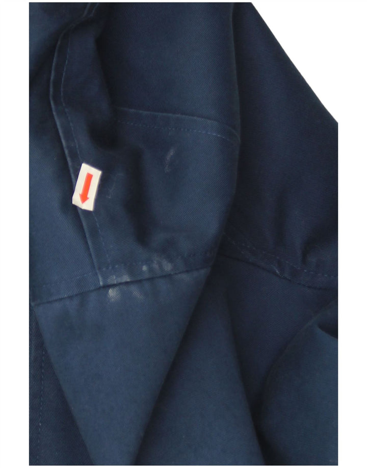 DC Mens Hooded Bomber Jacket UK 40 Large Navy Blue Cotton