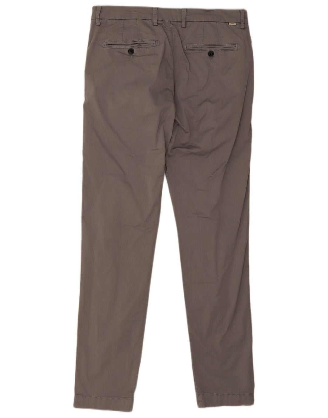 Liu Jo Mens Slim Fit Chino Trousers IT 48 Medium W30 L31 Grey
