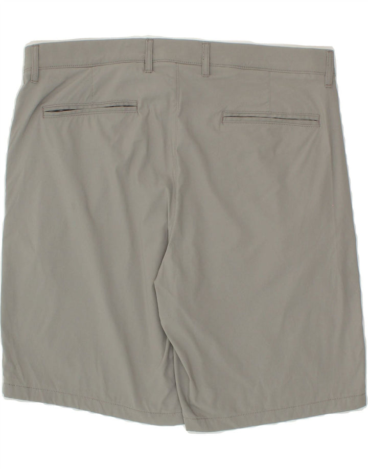J. CREW Mens Chino Shorts W36 Large Grey Polyamide Vintage J. Crew and Second-Hand J. Crew from Messina Hembry 