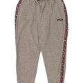 Fila Mens Graphic Tracksuit Trousers Joggers Medium Grey Colourblock