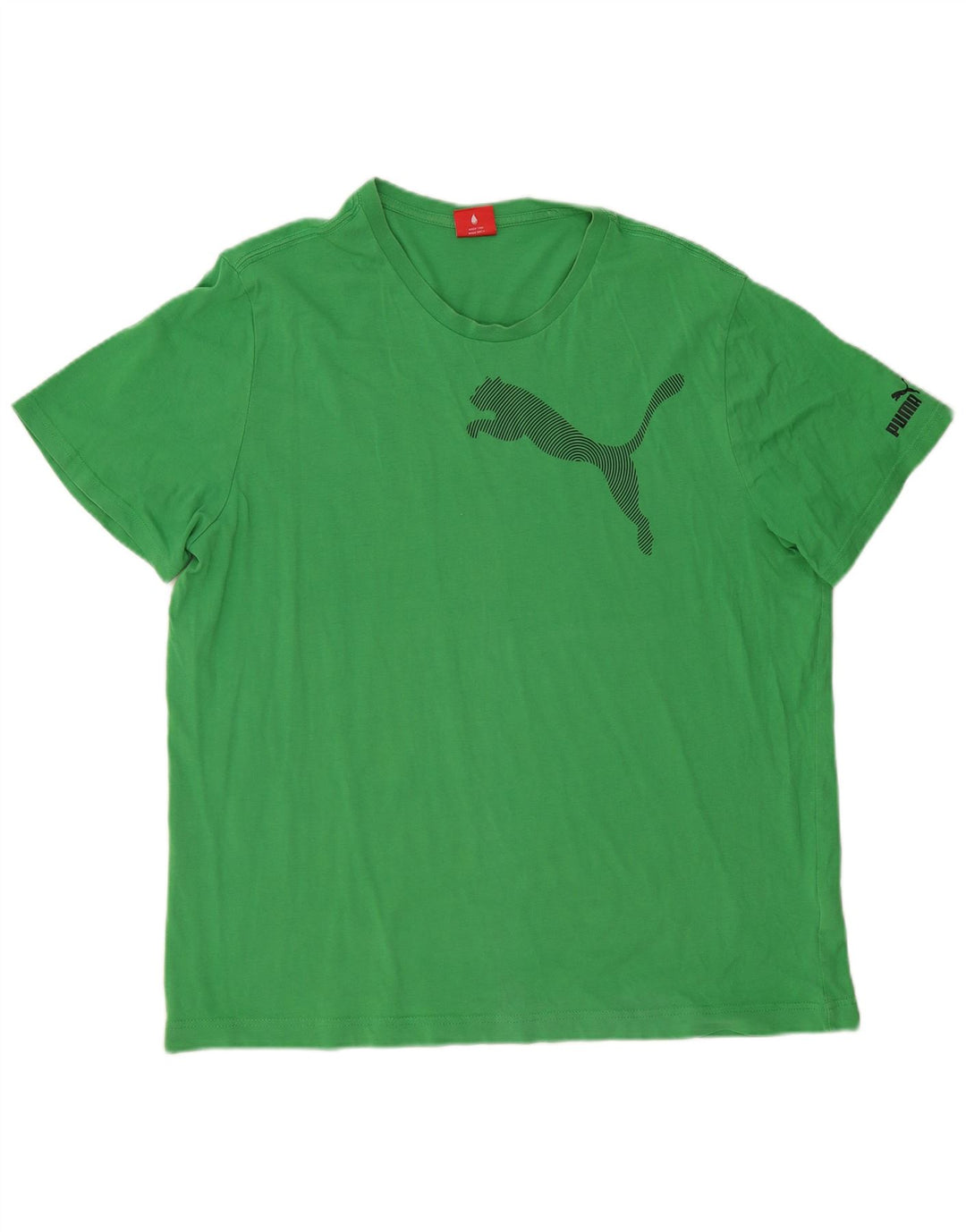 Puma Mens Graphic T-Shirt Top 2XL Green