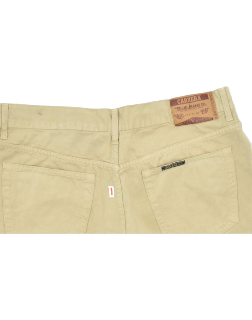 CARRERA Mens Straight Jeans W38 L33 Beige Cotton | Vintage | Thrift | Second-Hand | Used Clothing | Messina Hembry 