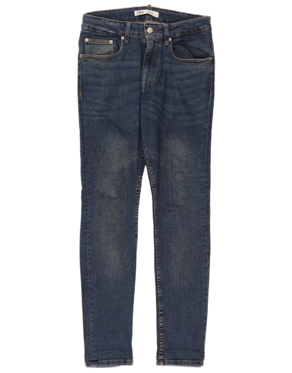 Zara Mens Skinny Jeans EU 40 Medium W31 L30 Blue Cotton