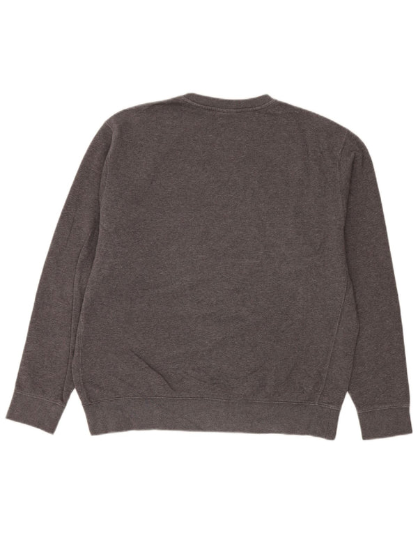 Nike Mens Eagles Graphic Sweatshirt Jumper Large Grey Cotton