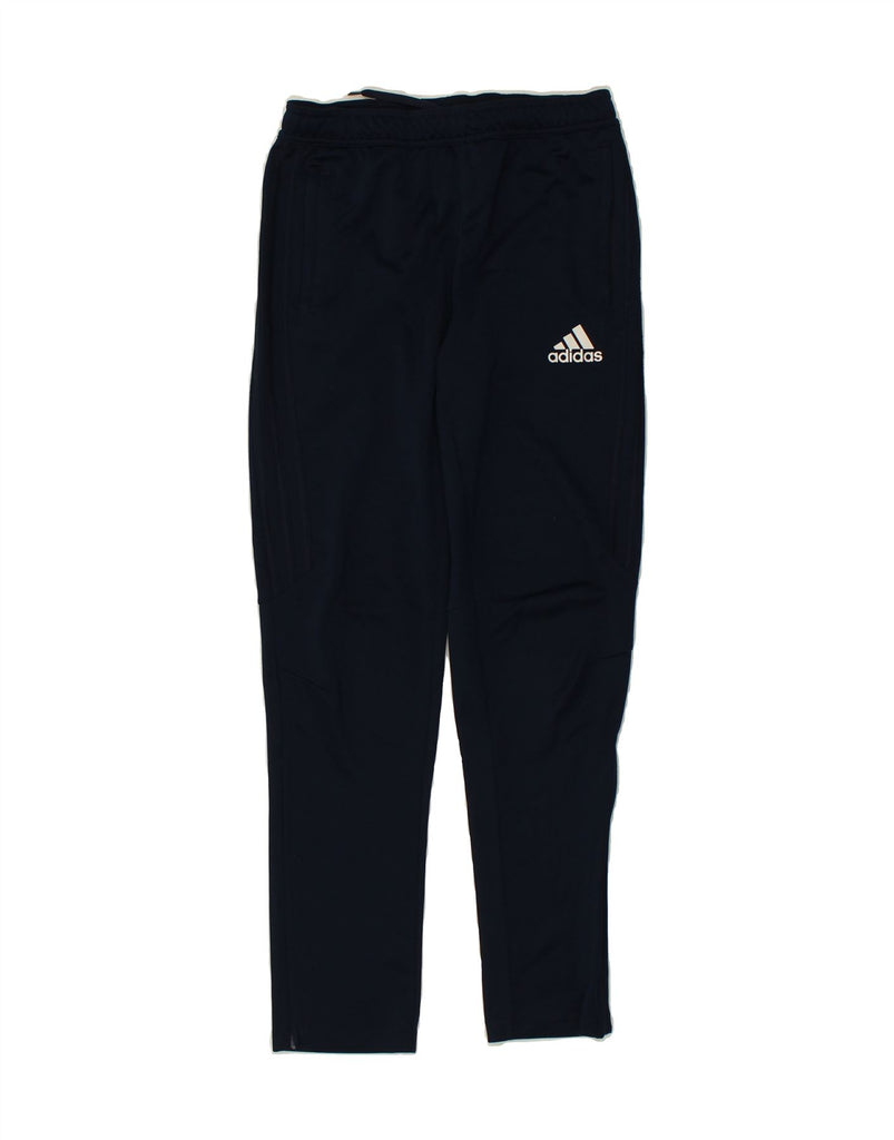 ADIDAS Boys Climacool Tracksuit Trousers 13-14 Years Navy Blue Polyester | Vintage Adidas | Thrift | Second-Hand Adidas | Used Clothing | Messina Hembry 