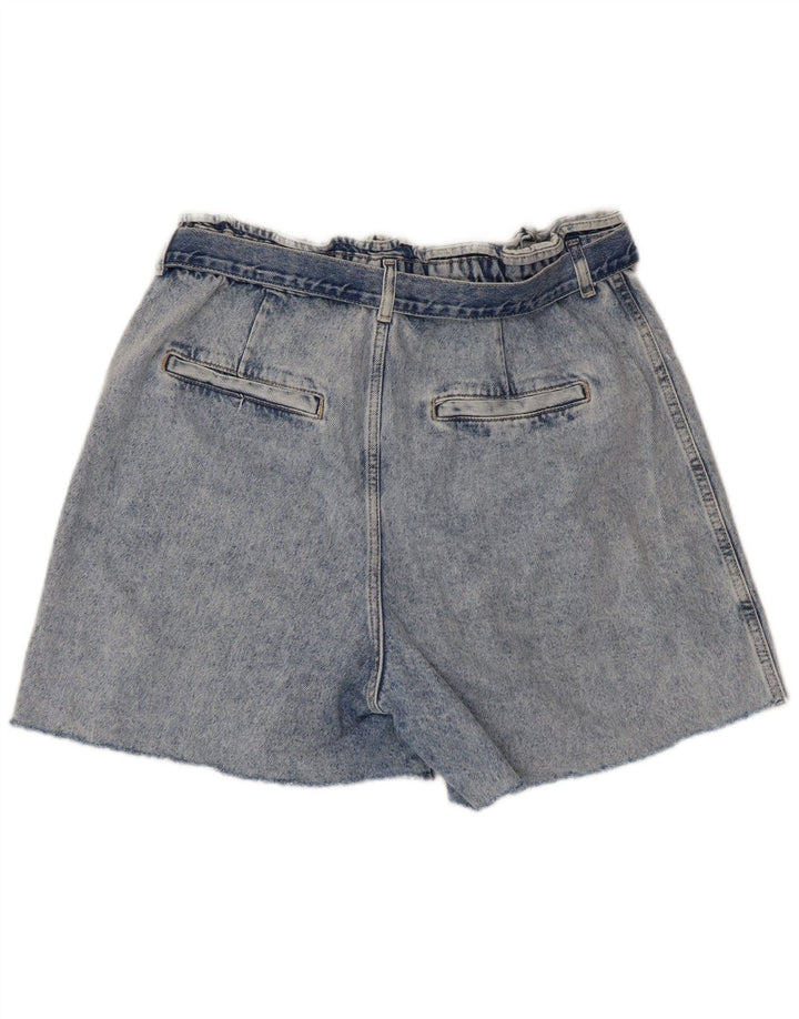 Zara Womens Denim Shorts EU 44 XL W34 Blue