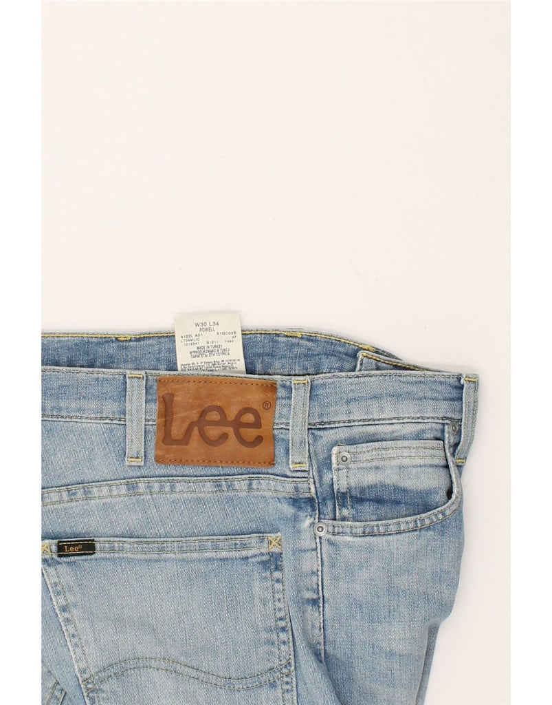 LEE Mens Powell Straight Jeans W30 L30 Blue Cotton | Vintage Lee | Thrift | Second-Hand Lee | Used Clothing | Messina Hembry 