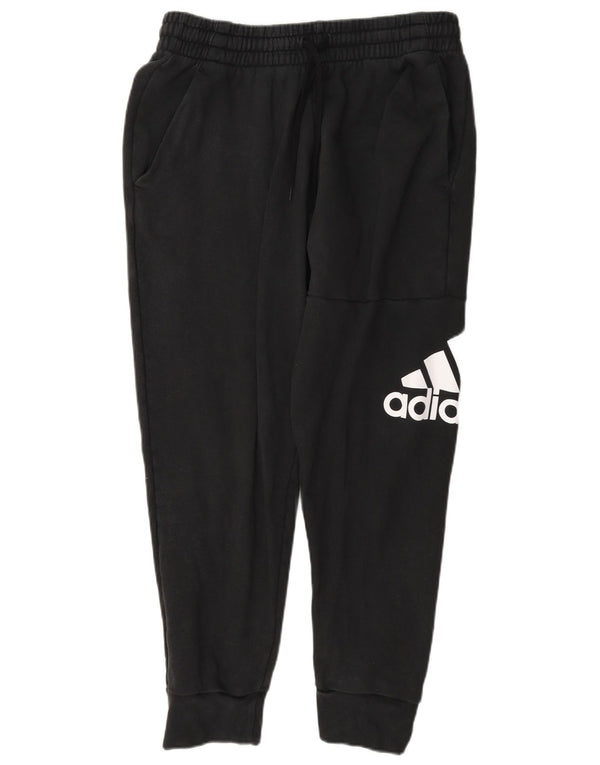 Adidas Mens Graphic Tracksuit Trousers Joggers Large Black Cotton