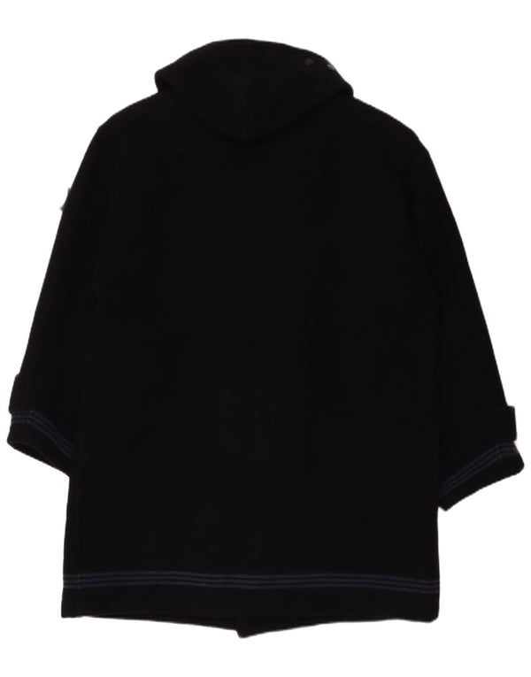 Stone Island Mens Hooded Duffle Coat UK 36 Small Navy Blue Classic