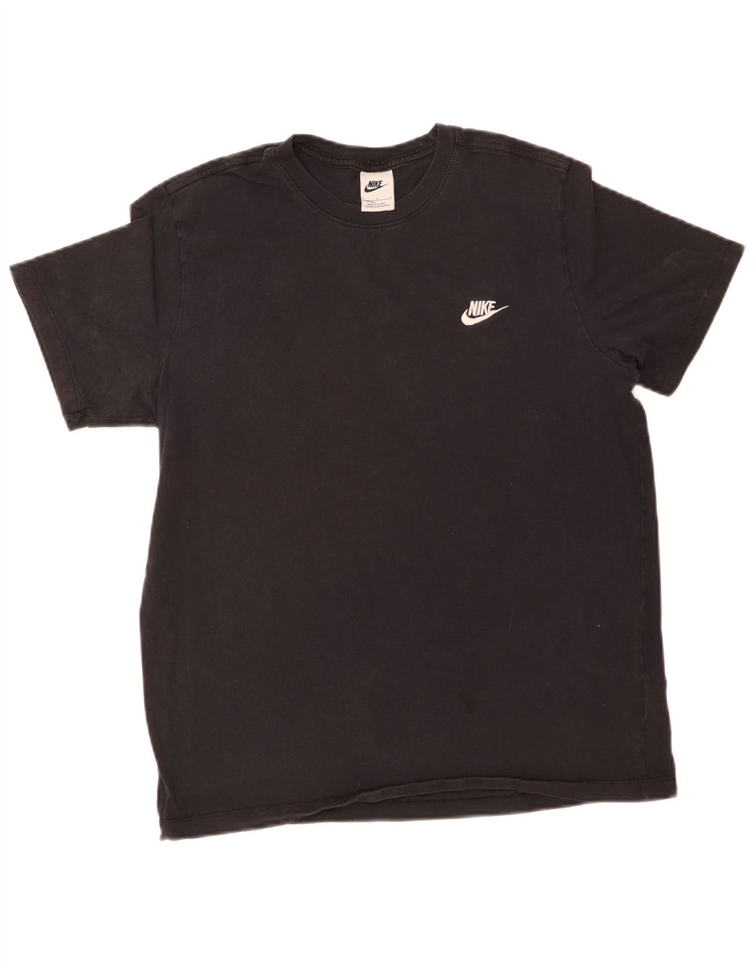 Nike Mens T-Shirt Top Large Black Cotton