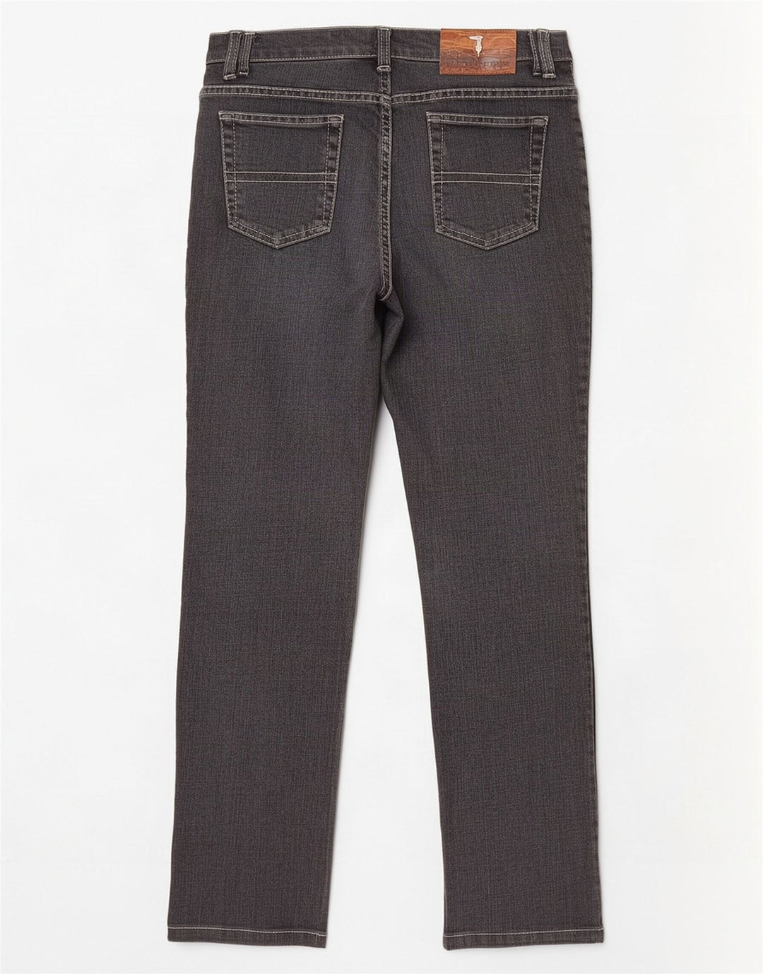 Trussardi Jeans Womens Straight W26 L28 Grey Cotton