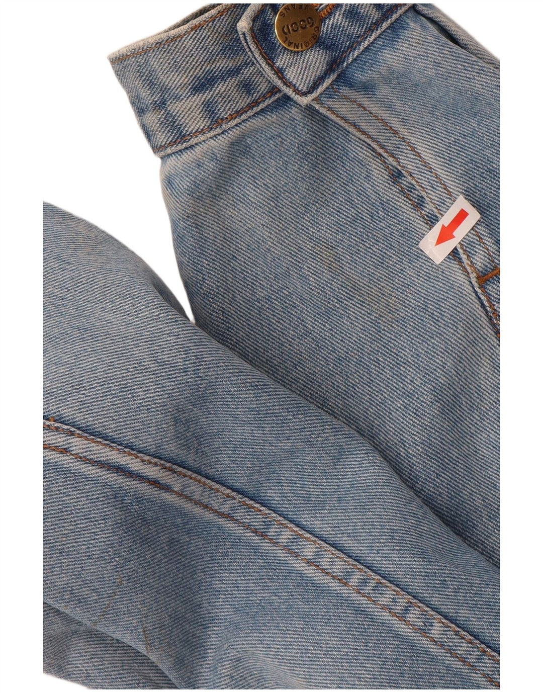 Vintage Mens Denim Jacket UK 40 Large Blue Cotton