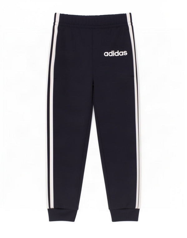 Adidas Baby Boys Joggers Tracksuit Trousers 3-6 Months Navy Blue Polyester