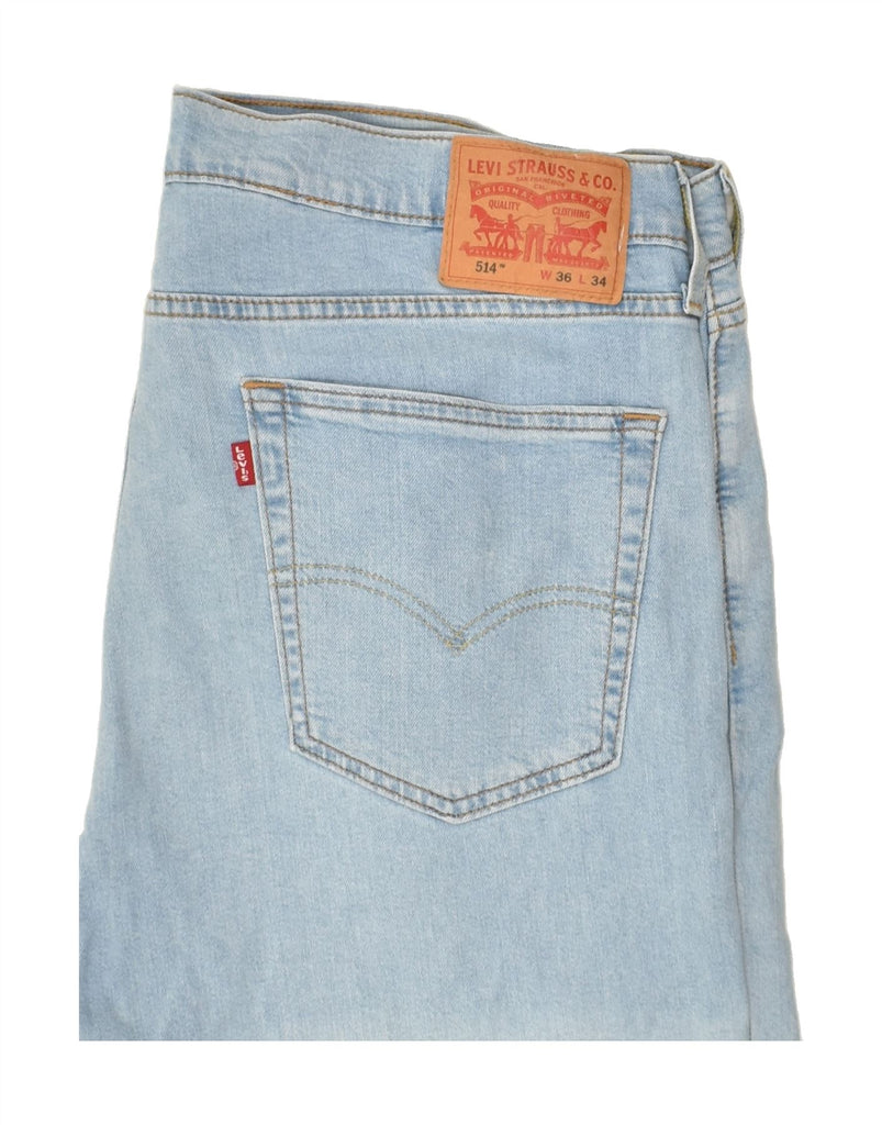 LEVI'S Mens 514 Straight Jeans W40 L30  Blue Cotton | Vintage Levi's | Thrift | Second-Hand Levi's | Used Clothing | Messina Hembry 