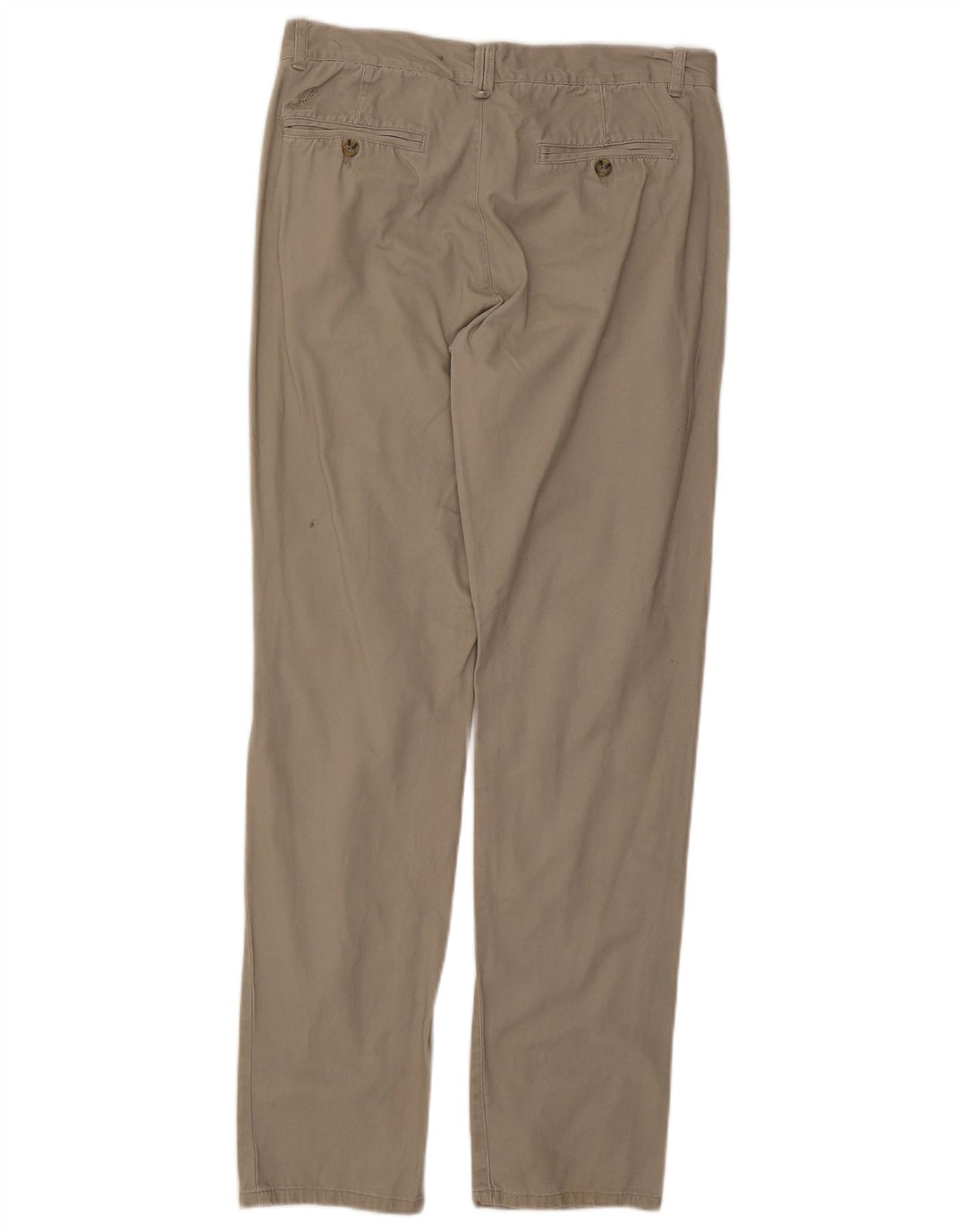 KANGOL Mens Straight Chino Trousers W34 L34 Beige Cotton