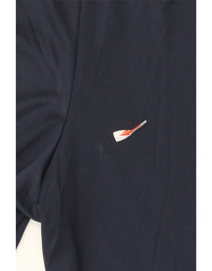 Nike Mens Dri Fit Slim Sport Shorts Large Navy Blue Colourblock Polyester