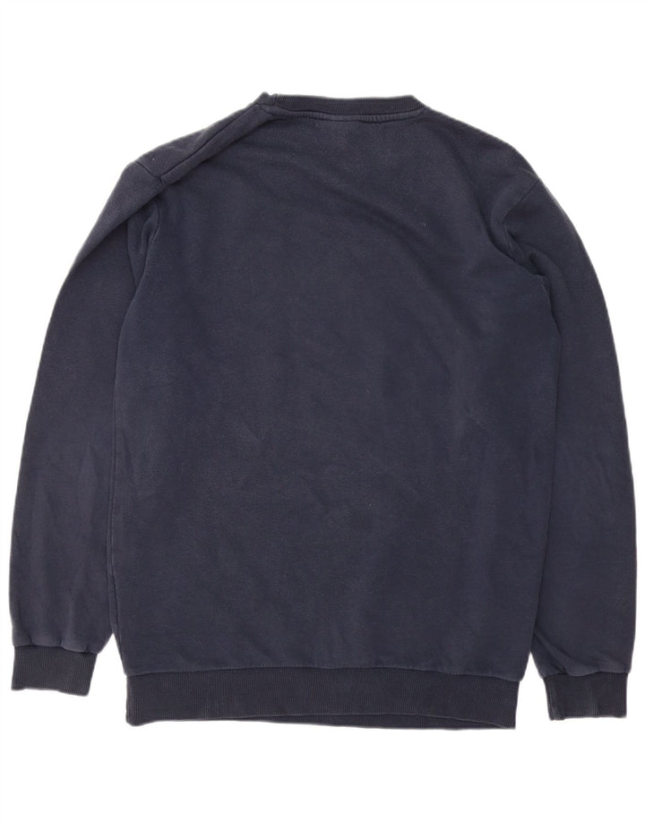 Ellesse Mens Graphic Sweatshirt Jumper Medium Navy Blue