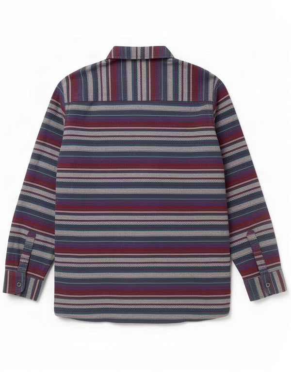C&A Mens Flannel Shirt Size 39/40 Medium Multicoloured Striped Cotton