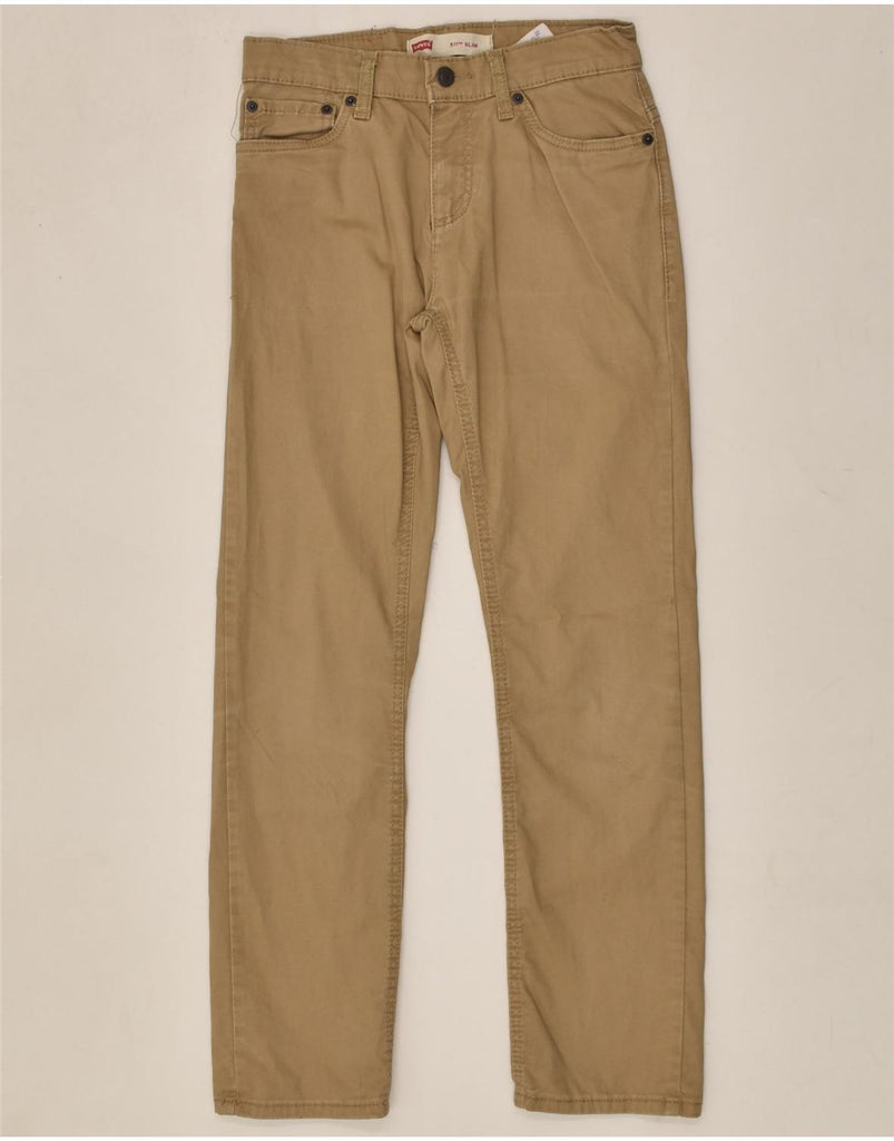 LEVI'S Boys 511 Slim Casual Trousers 13-14 Years W27 L27 Beige Cotton | Vintage Levi's | Thrift | Second-Hand Levi's | Used Clothing | Messina Hembry 