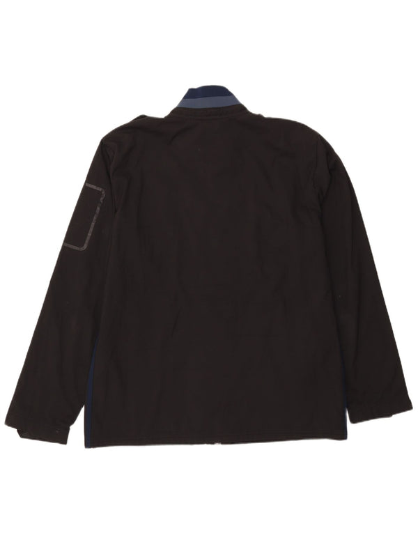 Adidas Mens Manchester United Windbreaker Jacket UK 40 Large Black
