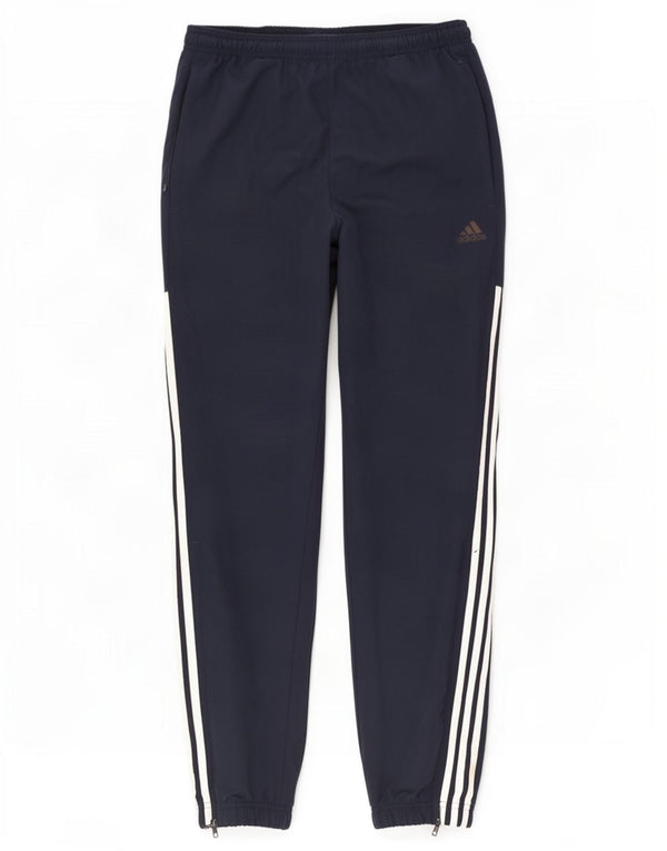 Adidas Mens Tracksuit Trousers Joggers Small Navy Blue Polyester