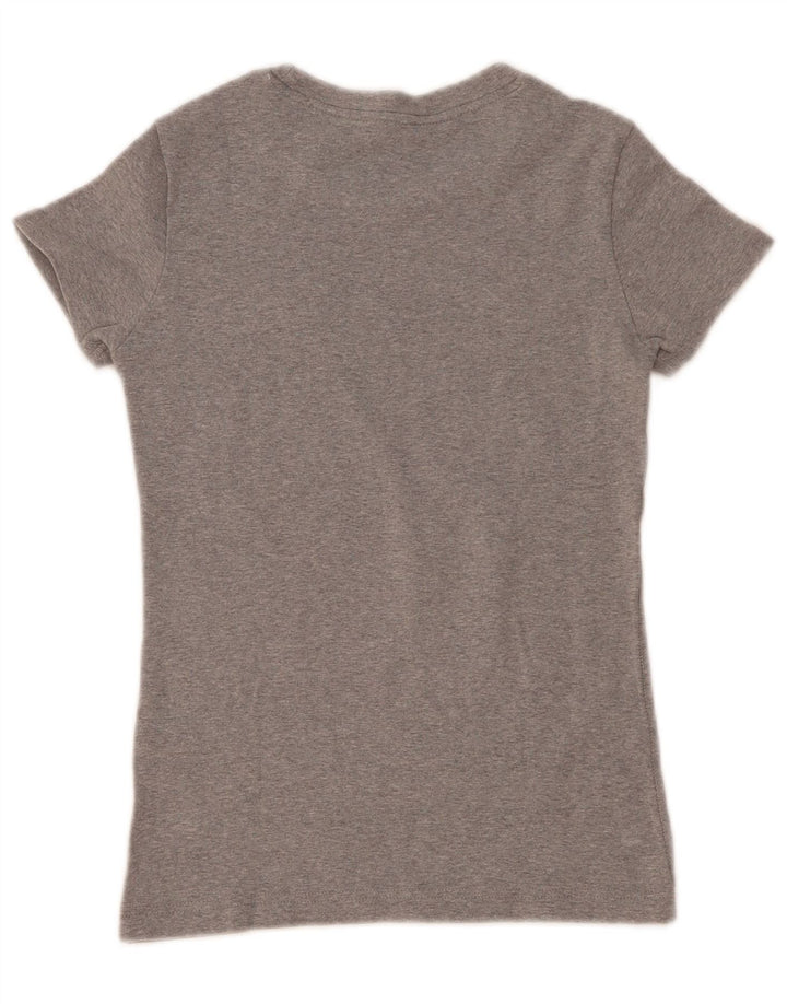 Nike Womens T-Shirt Top UK 8/10 Small Grey