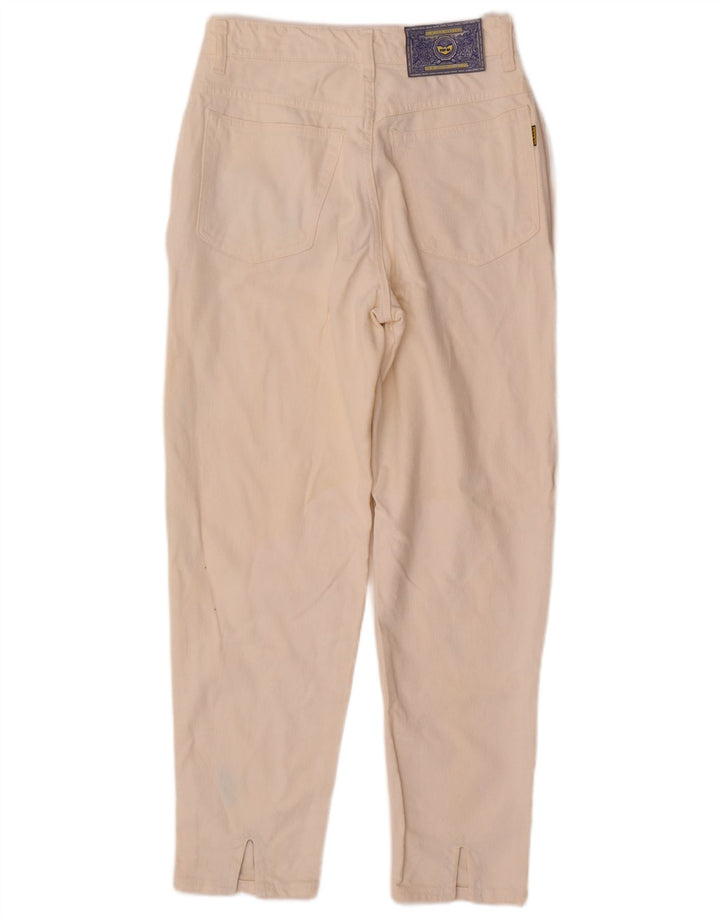 POP 84 Mens Tapered Casual Trousers W32 L29 Beige Elastane
