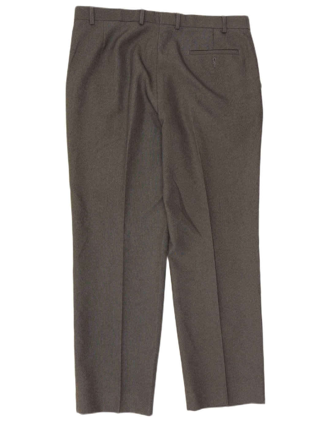 Marks & Spencer Mens Straight Suit Trousers W38 L33 Grey Polyester