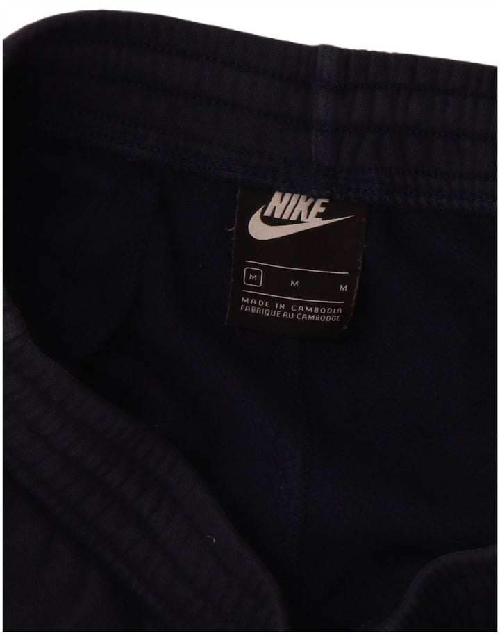 Nike Mens Tracksuit Trousers Joggers Medium Navy Blue Cotton