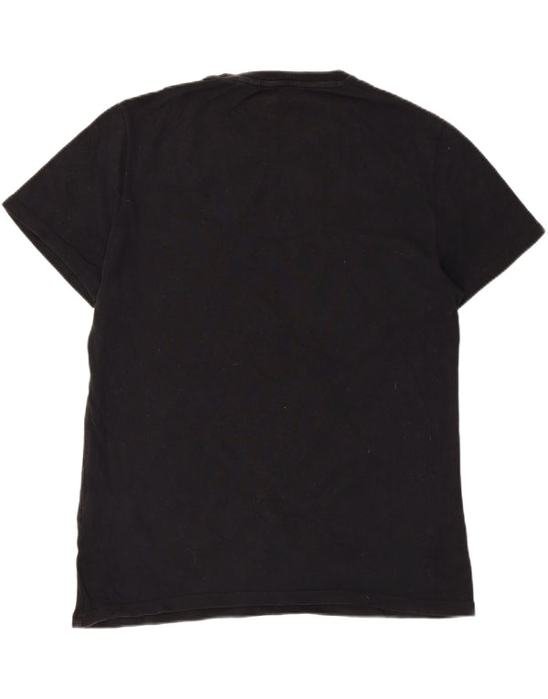 Superdry Mens Graphic T-Shirt Top XL Black Cotton