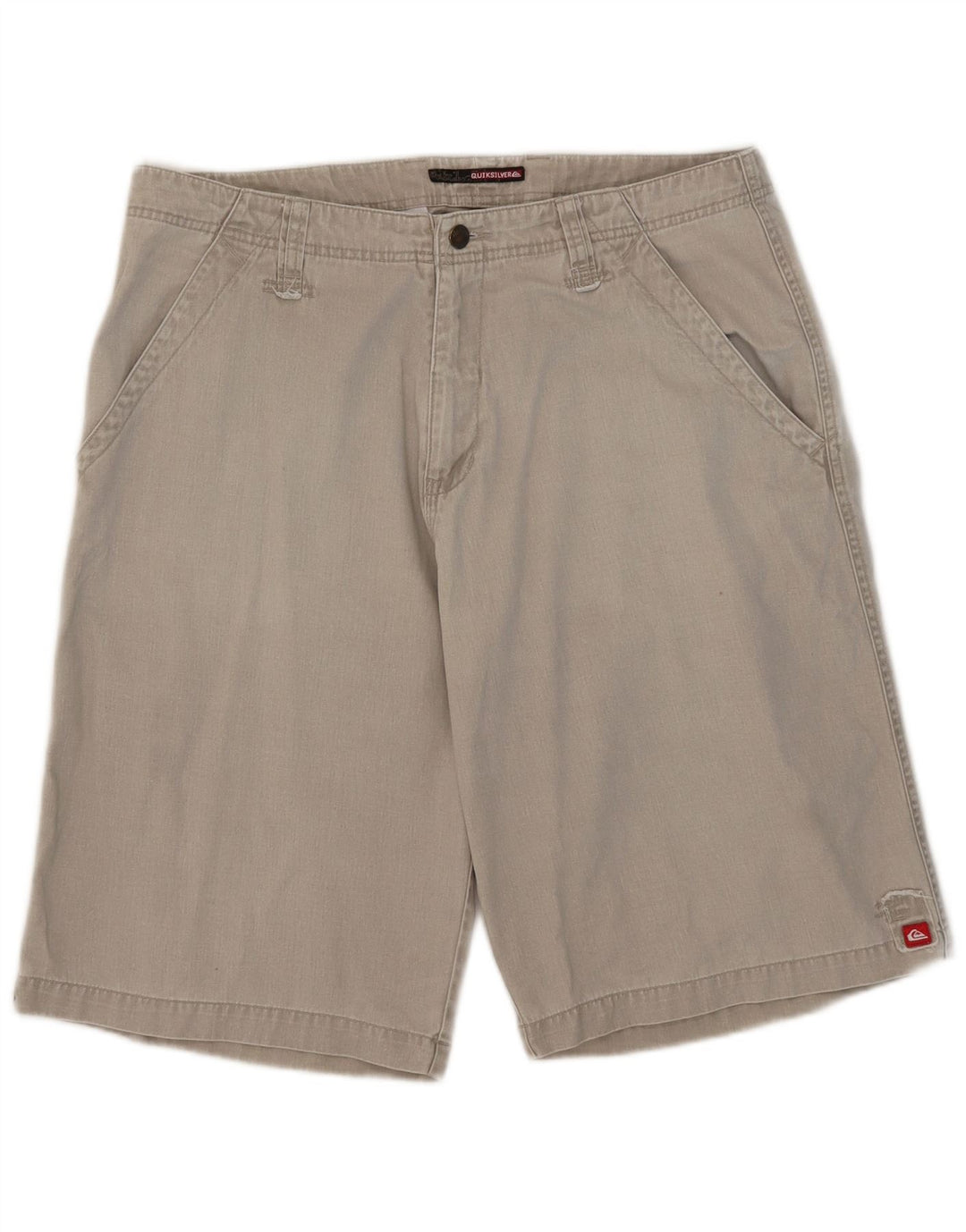 Quiksilver Mens Graphic Chino Shorts W35 Large Beige