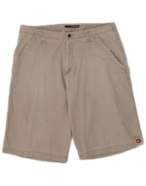 Quiksilver Mens Graphic Chino Shorts W35 Large Beige