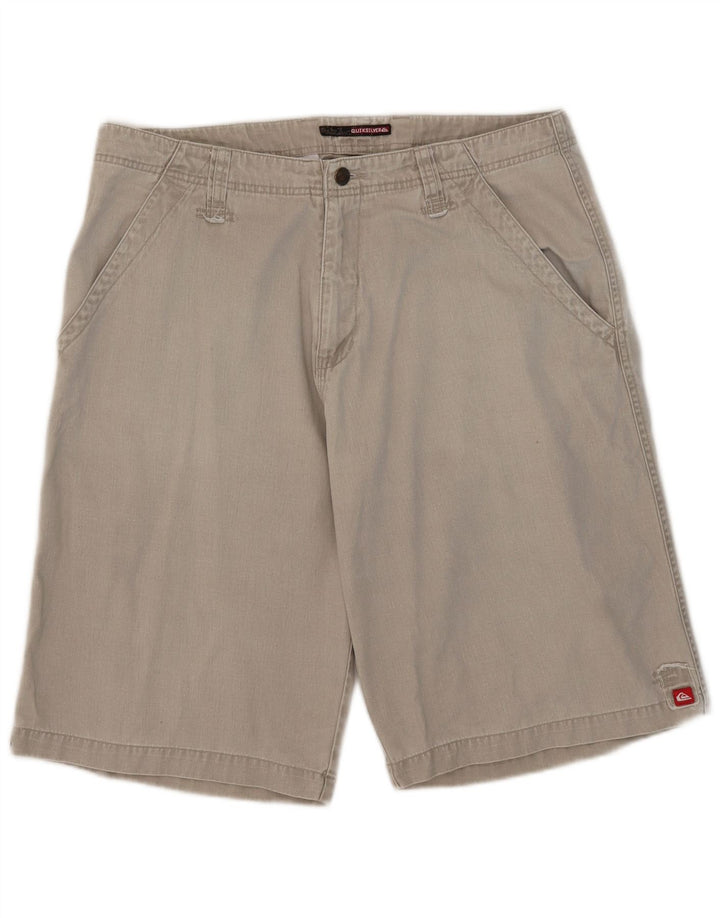 Quiksilver Mens Graphic Chino Shorts W35 Large Beige