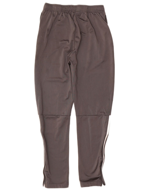 Adidas Boys Tracksuit Trousers 15-16 Years Grey Polyester