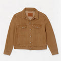 Levi's Mens Denim Jacket UK 36 Small Beige Cotton