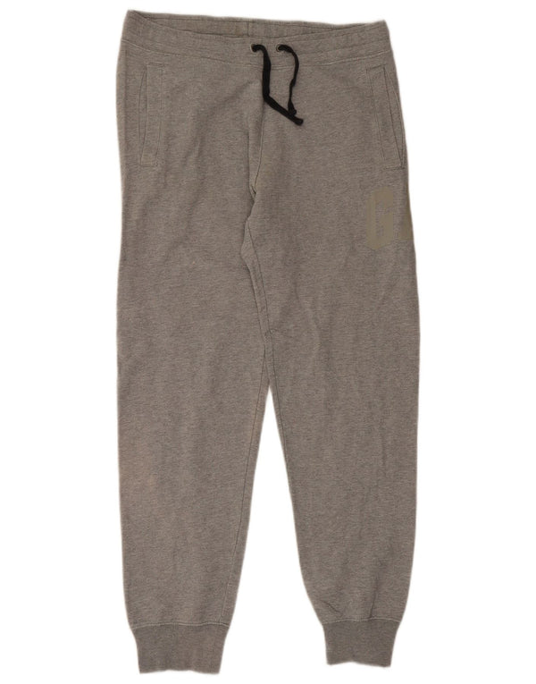 Gap Mens Graphic Tracksuit Trousers Joggers Small  Grey Cotton