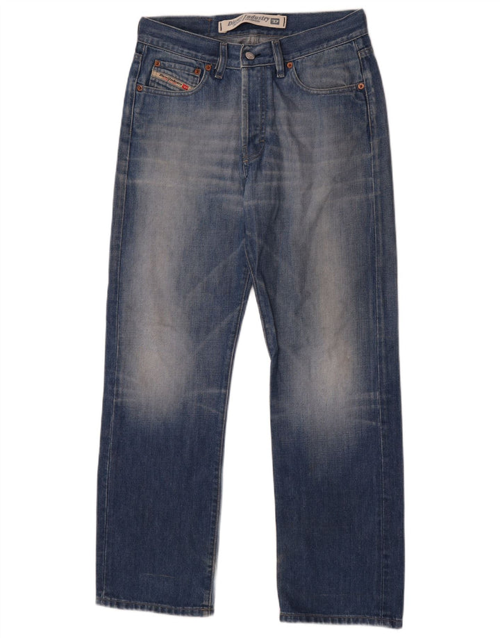 Diesel Mens Straight Jeans W31 L30 Blue Cotton