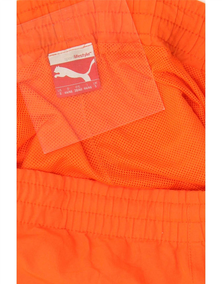 Puma Mens Swimming Shorts Small Orange