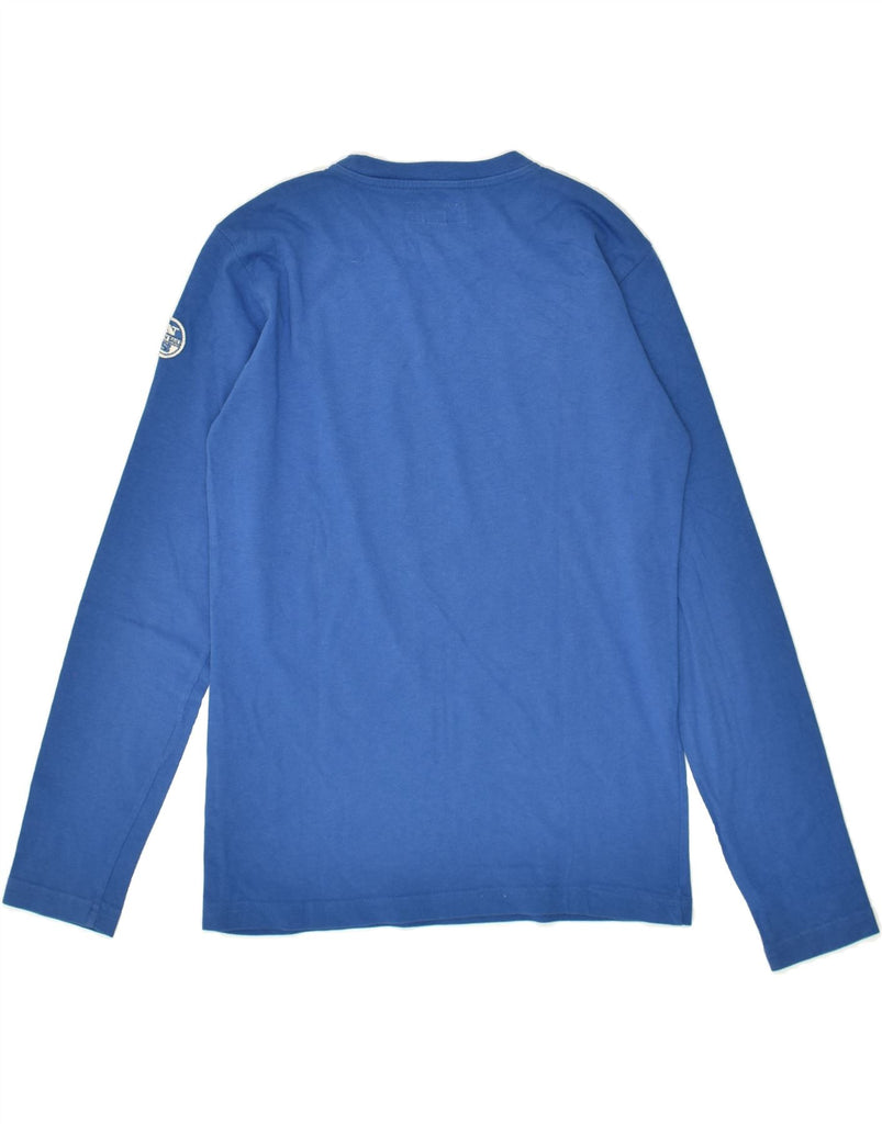 NORTH SAILS Boys Graphic Top Long Sleeve 9-10 Years Blue Cotton | Vintage North Sails | Thrift | Second-Hand North Sails | Used Clothing | Messina Hembry 