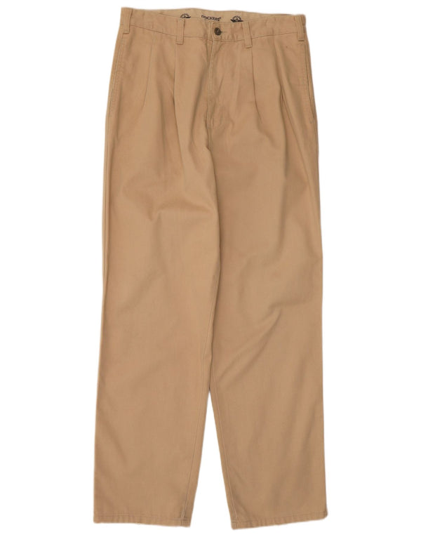 Dockers Mens Pegged Chino Trousers W30 L30 Beige Cotton