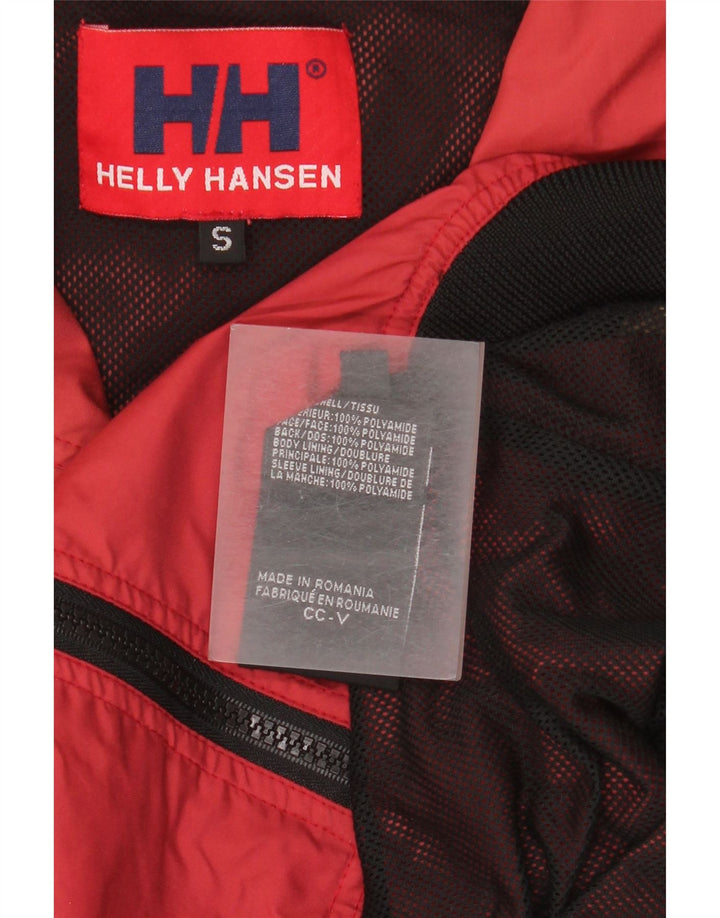 Helly Hansen Mens Loose Fit Bomber Jacket UK 36 Small Red Polyamide