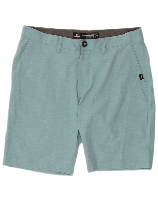Rip Curl Mens Chino Shorts W34 Large  Blue Flecked Polyester
