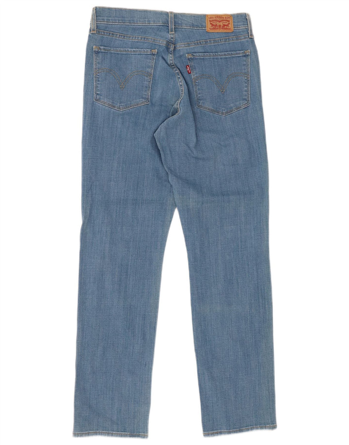 LEVI'S Womens Classic Straight Jeans US 8 Medium W29 L30 Blue Cotton