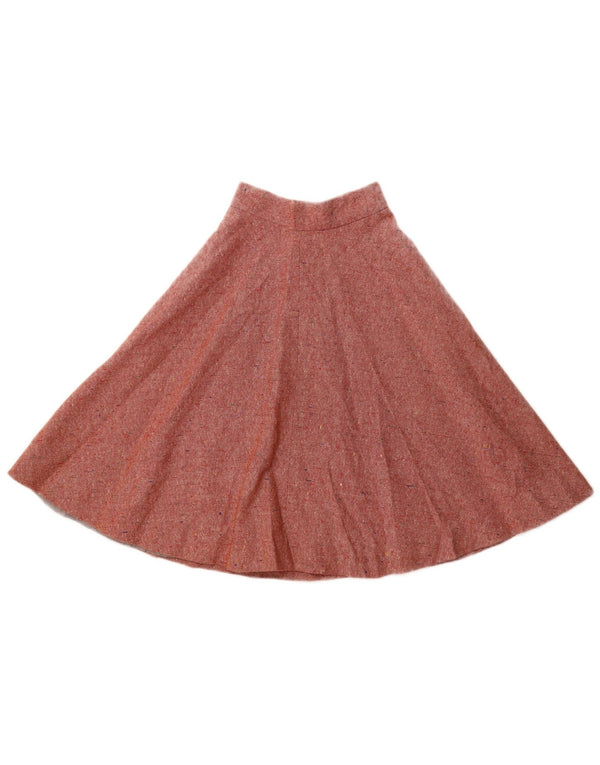 Vintage Girls A-Line Skirt 9-10 Years W20 Red