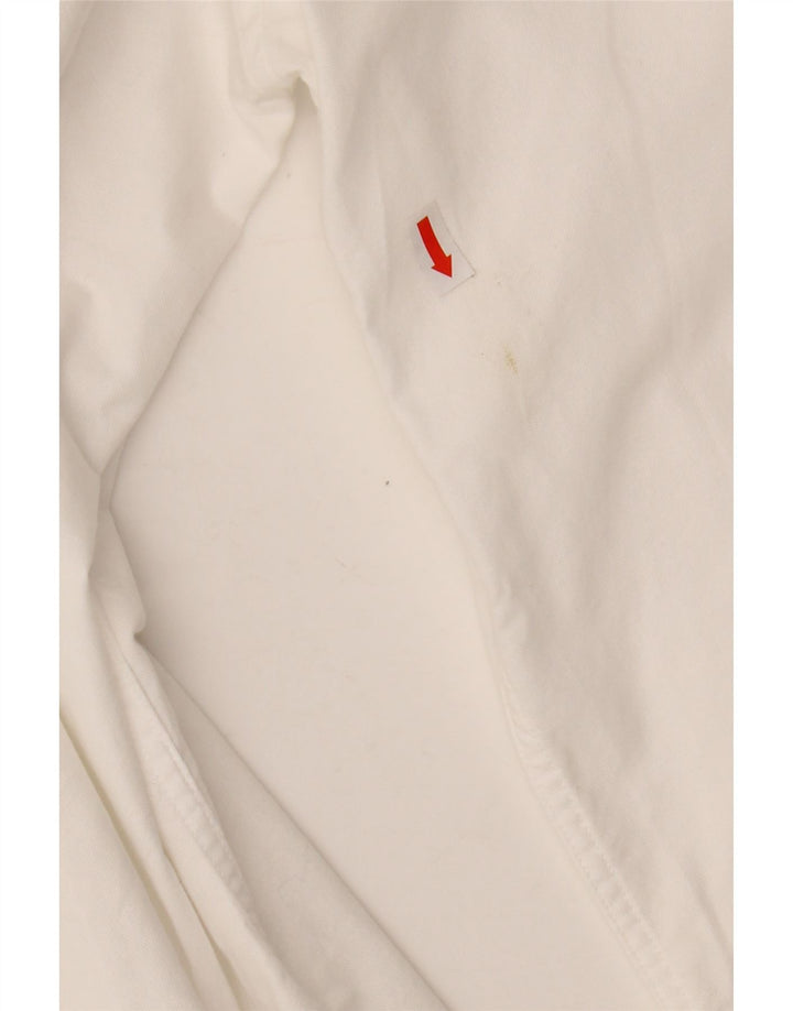 CALVIN KLEIN Mens Slim Fit Shirt Size 43 Large White Cotton