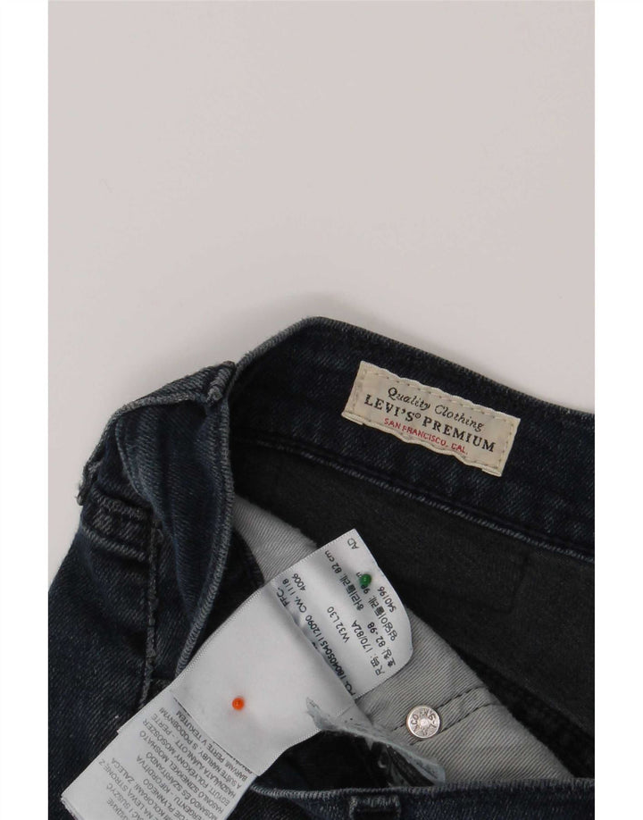 Levi's Mens Slim Jeans W32 L30 Navy Blue Cotton