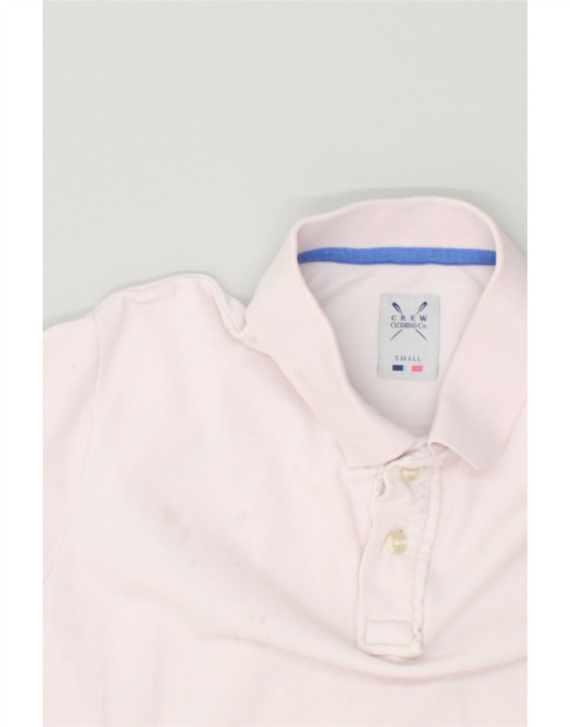 CREW CLOTHING Mens Polo Shirt Small Pink Cotton | Vintage Crew Clothing | Thrift | Second-Hand Crew Clothing | Used Clothing | Messina Hembry 