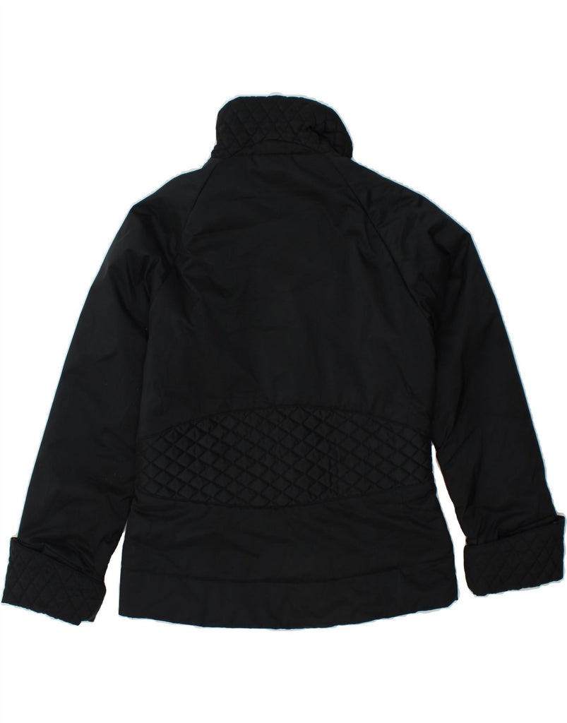 ADIDAS Womens Padded Jacket UK 12 Medium Black Polyester | Vintage Adidas | Thrift | Second-Hand Adidas | Used Clothing | Messina Hembry 